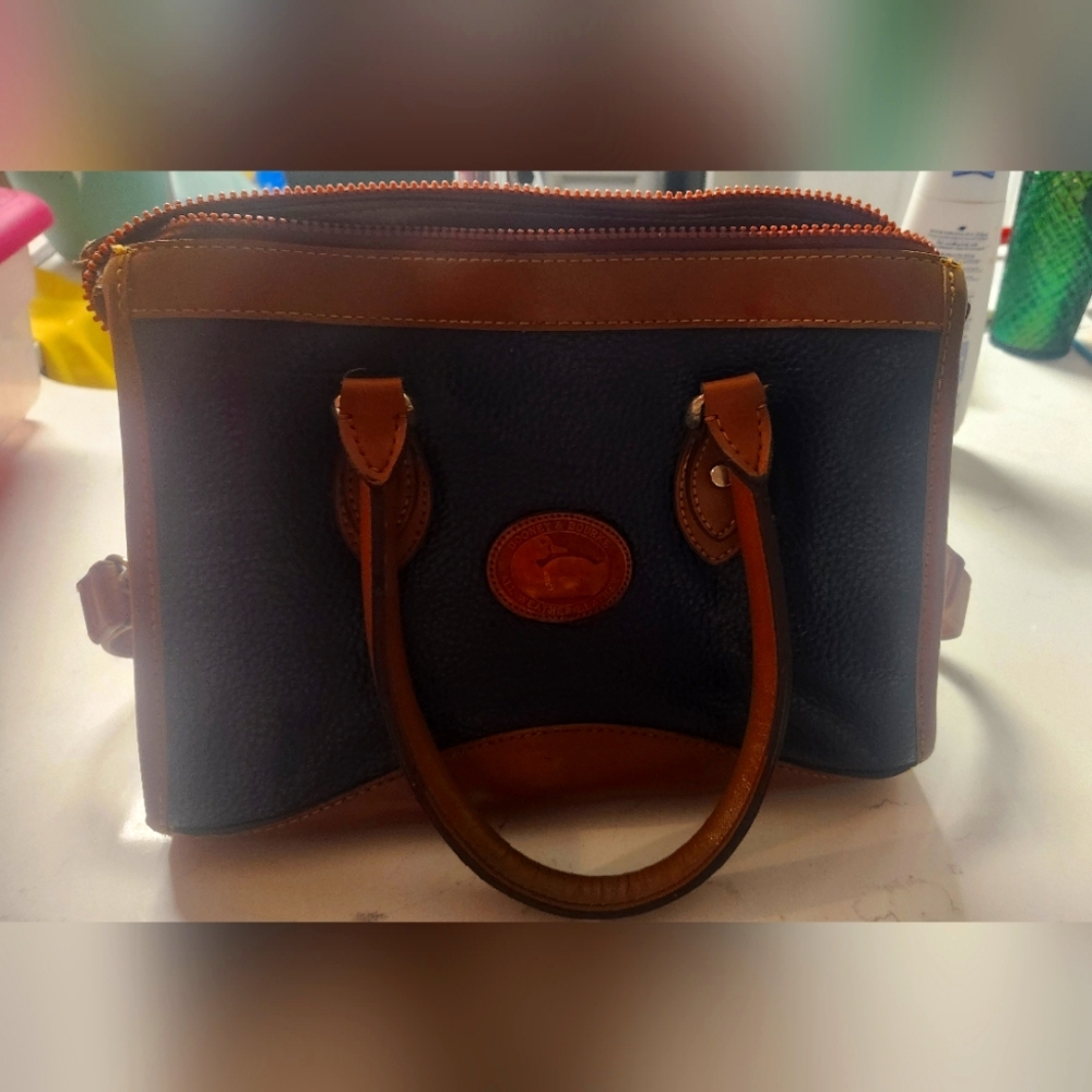 Vintage leather authentic Dooney and Burke bag lots of life left